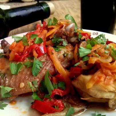 Чахохбили из курицы по-грузински