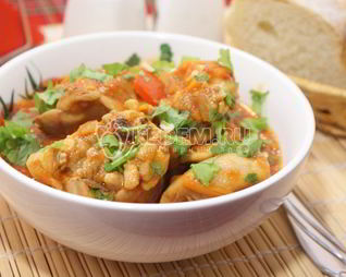 Чахохбили из курицы в мультиварке