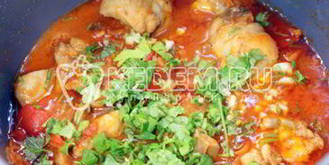 чахохбили из курицы в мультиварке