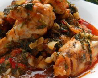 Чахохбили с курицей