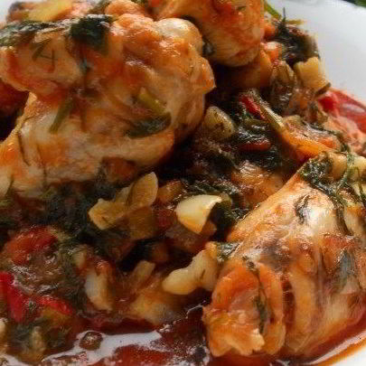 Чахохбили с курицей