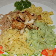 Рецепт Домашней лапши из овощного пюре