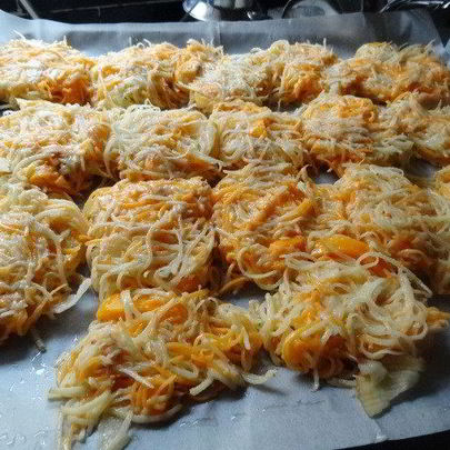 Драники из картофеля и тыквы в духовке