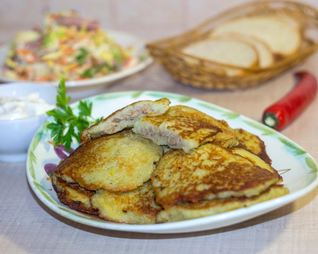 Драники картофельные с фаршем