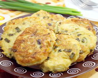 Драники картофельные с зеленым луком