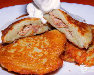 Драники с фаршем