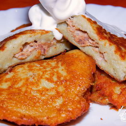 Драники с фаршем