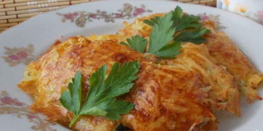 Рецепт драников с сыром
