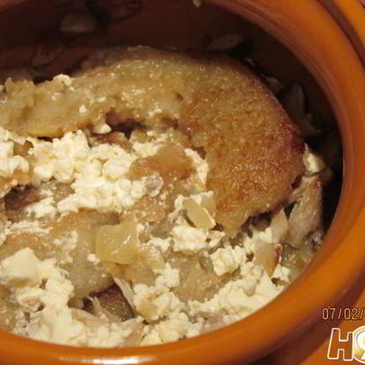 Драники в горшочках с курицей