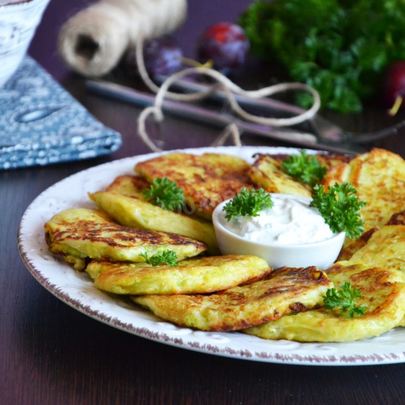 Кабачковые драники из кабачков и картошки
