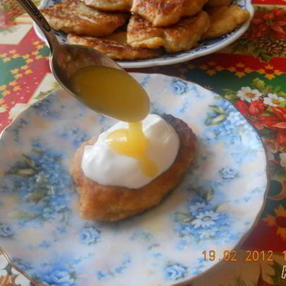 Латкес из яблок — яблочные драники