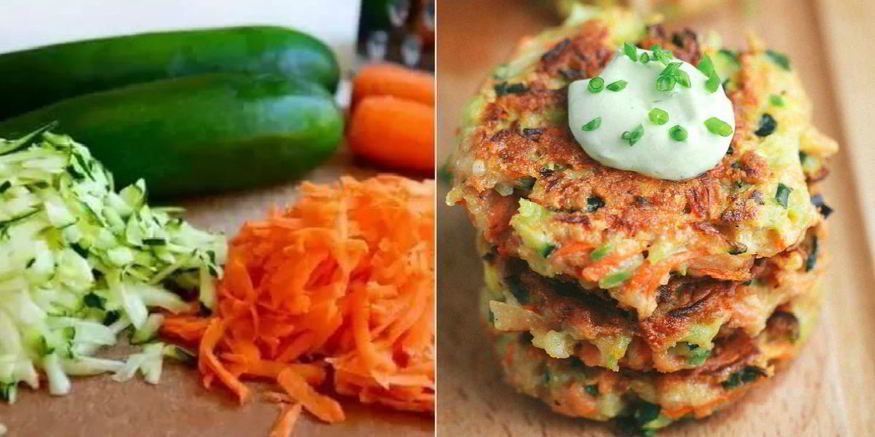 Рецепт овощных драников