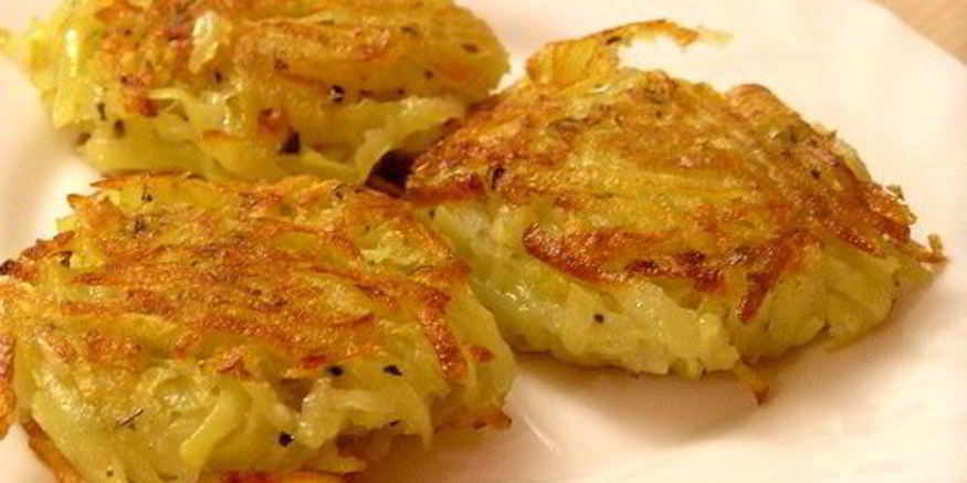 Рецепт постных драников с базиликом