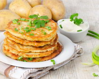 Вкусные драники из картошки