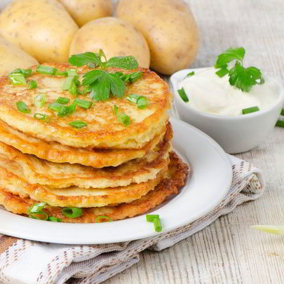 Вкусные драники из картошки