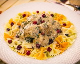 Фрикадельки и фарфалле