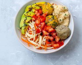 Фрикадельки из нута и сливочного сыра