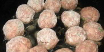 фрикадельки из ветчины