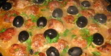 фрикадельки из ветчины