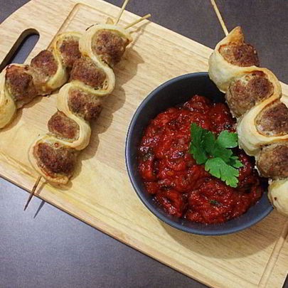 Фрикадельки на шпажках