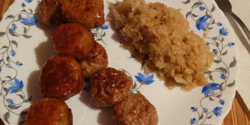 Рецепт фрикаделек с овощами и кунжутом