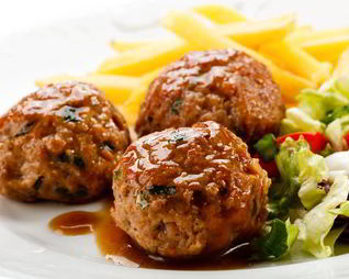 Фрикадельки с овощами