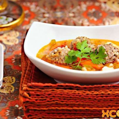 Фрикадельки с подливкой