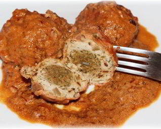 Фрикадельки с сюрпризом