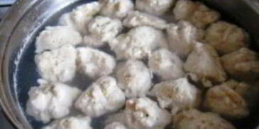 фрикадельки с цветной капустой