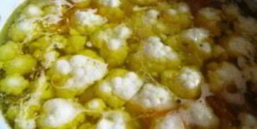 фрикадельки с цветной капустой