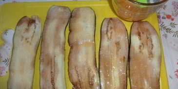 фрикадельки в баклажанных конвертах