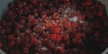 фрикадельки в брусничном соусе