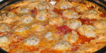 куриные фрикадельки в томатном соусе