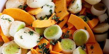 сливочная тыква с фрикадельками