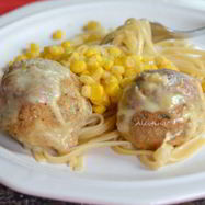 Рецепт Сырных куриных фрикаделек