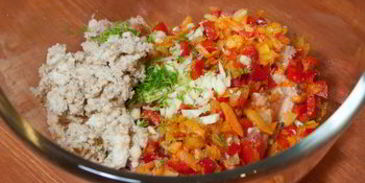 закусочные куриные фрикадельки в кунжуте