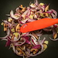 Рецепт Черного риса с овощами в китайском стиле