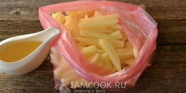 картофель фри в духовке