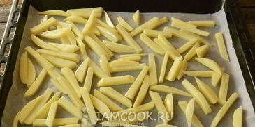 картофель фри в духовке