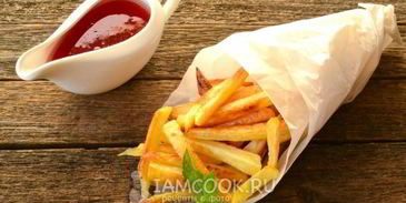 картофель фри в духовке