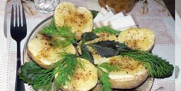 картофель печеный в микроволновке