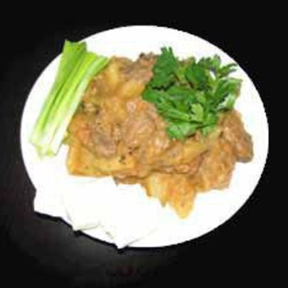 Картофель с мясом по-русски