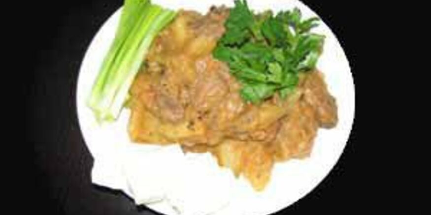 Рецепт картофеля с мясом по-русски