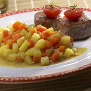 Рецепт Картофеля с овощами и вином