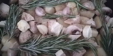 картофель с шампиньонами в духовке