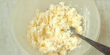 картофель с творогом