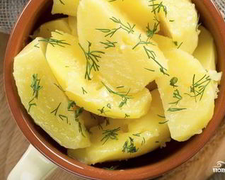 Картофель с укропом