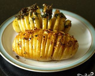 Картофель в форме ежика