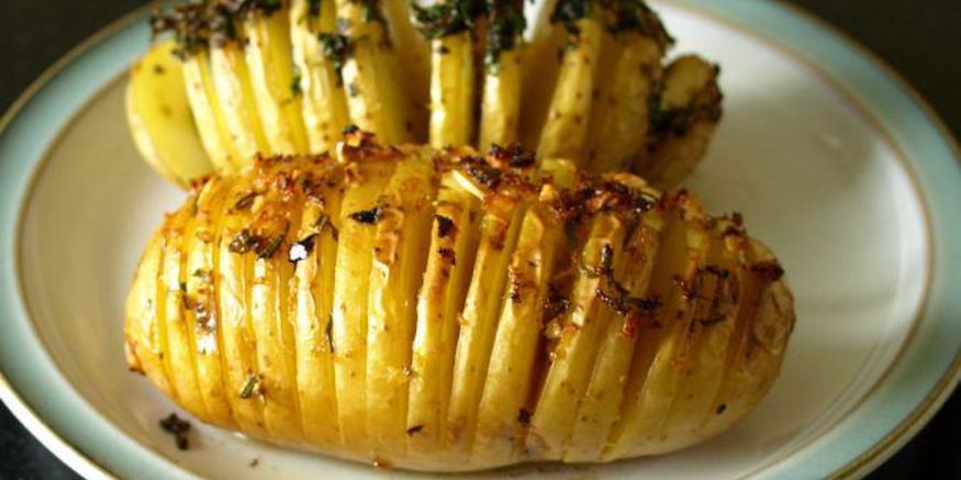 Рецепт картофеля в форме ежика