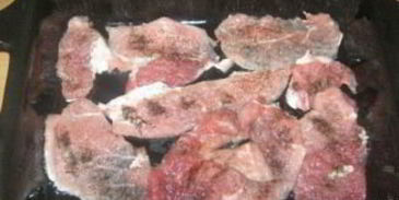 картошка со свининой и сыром в духовке